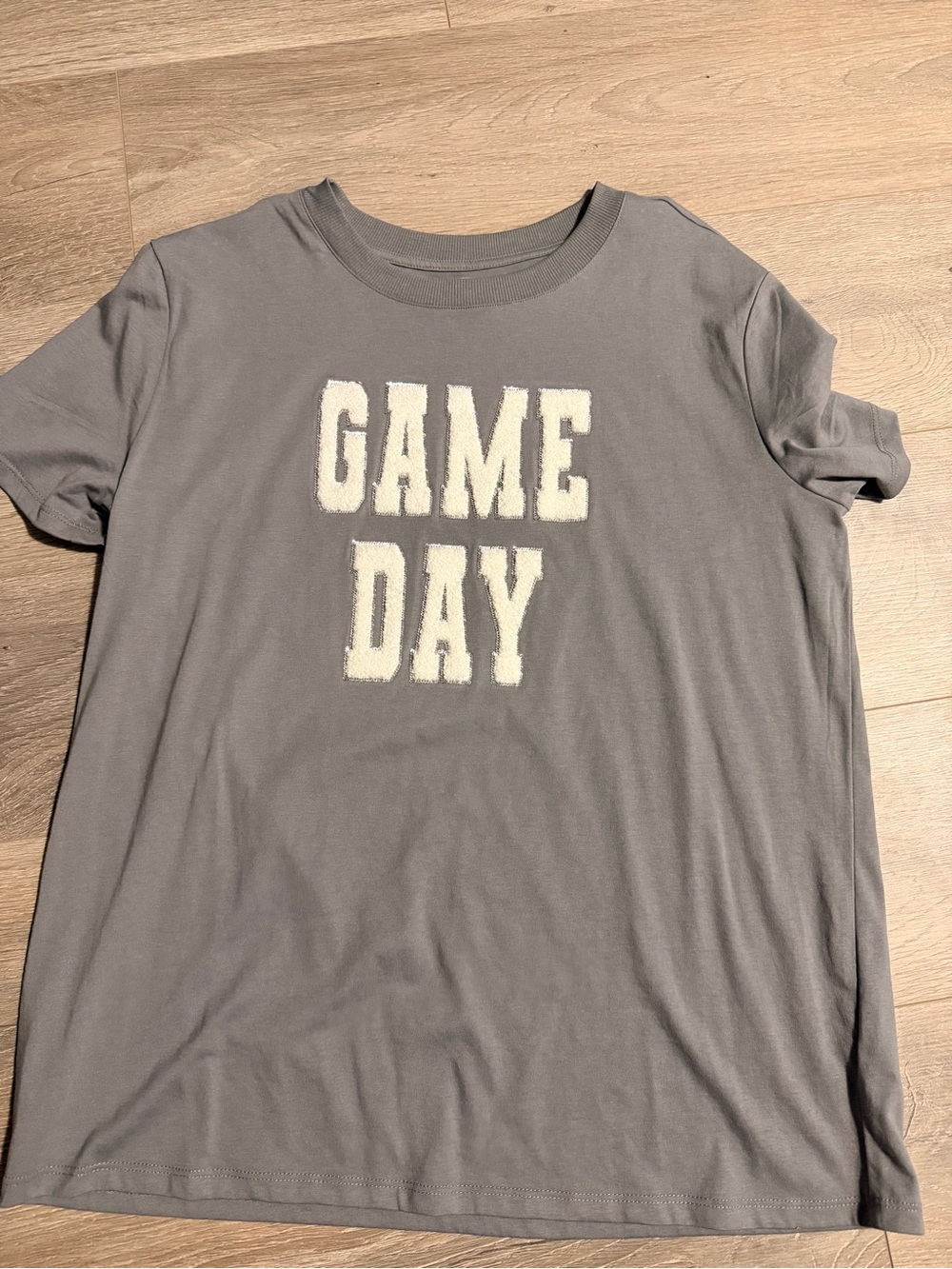 Maurices Gray Tee with White 'GAME DAY' Graphic